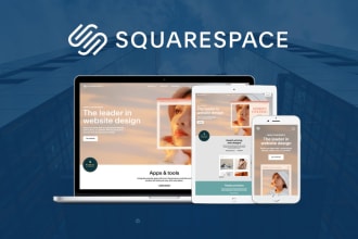 create squarespace website design or squarespace redesign