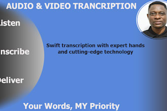 deliver precise transcription and typing services
