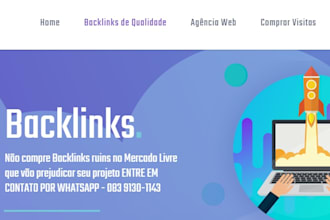 compre 5 backlinks DR 30 brasileiros