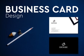 do modern professional business card design