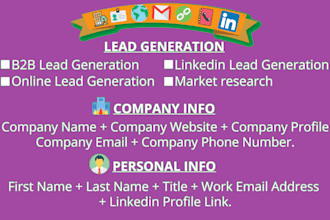 do web research and lead generation for you