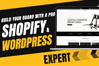 build shopify ecommerce website or shopify store development