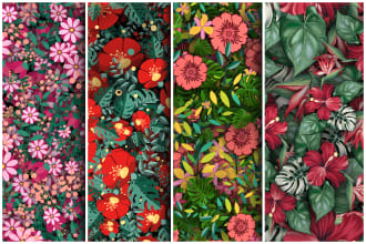 create  seamless pattern in 3 days