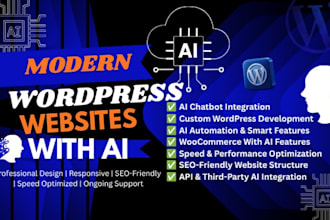 develop ai powered wordpress websites and ai automation