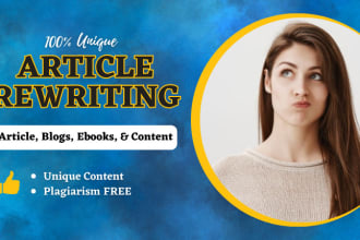 manually rewrite your 1000 word article or blog posts