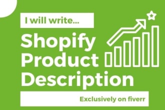 rewrite shopify unique product descriptions that sell