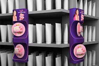 make product display, counter top, retail display in here