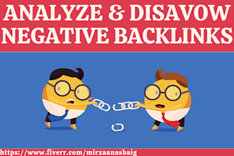 disavow and remove toxic, bad, negative, spammy backlinks to your website