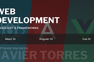 develop web apps with javascript frameworks, and PHP nodejs apis