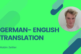 provide sales oriented english and german translations