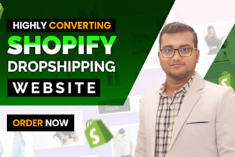 design or redesign shopify website,shopify clothing store and dropshipping store