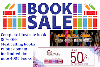provide to complete illustrated publlic domain book