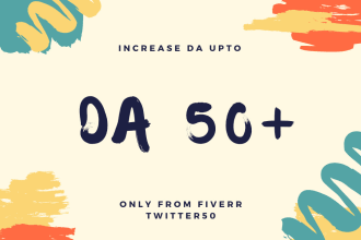 increase  domain authority to da 50