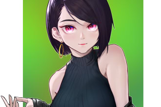draw any character in my anime or manga style character
