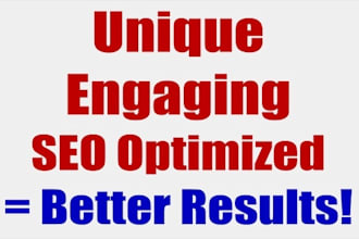 [custom write] a Unique, INFORMATIVE Article with Great Quality Standards [seo]