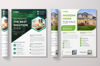 design a creative and professional corporate flyer or business flyer design