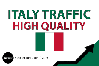 drive keyword target italy website traffic with low bounce