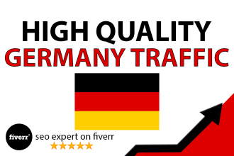 drive keyword target germany website traffic with low bounce rate