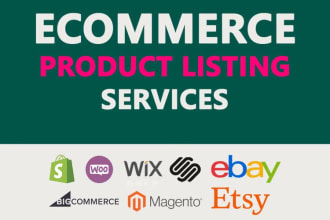 do product listing on alibaba, aliexpress, ebay, walmart