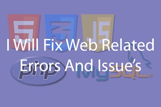 fix html,css,javascript,php or other framework issues