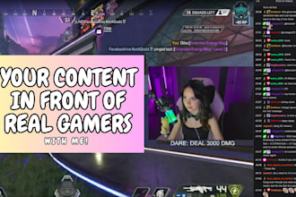 promote your twitch and other content on my gaming channels