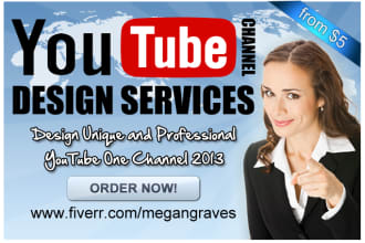 design youtube banner, linkedin, twitter or facebook header