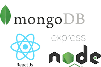 develop webapps, websites with react js, node js, mongodb
