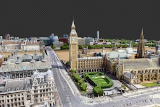 develop any city from google maps