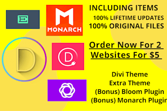 install the original divi theme with username and API key