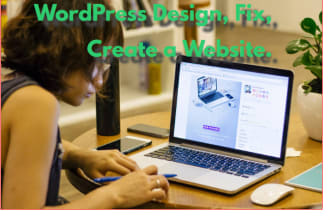 design, and create a wordpress website