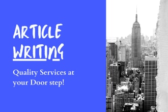 do SEO content writing for tech blog and craft a technology article