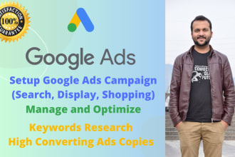 setup and monitor optimize google ads campaign for lead generation