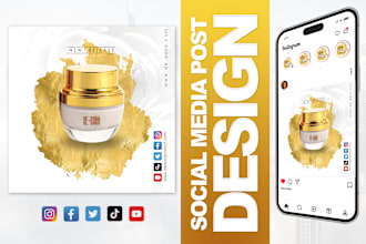 design social media posts graphics for facebook, instagram
