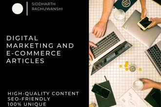 write engaging ecommerce, digital marketing articles and blogs
