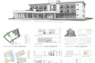 we will do a professional architectural project in revit