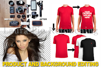 edit product photography and remove background