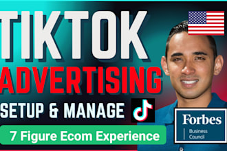 manage tiktok ads campaign and setup full funnel strategy, content, tiktok shop
