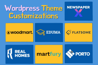 do customize flatsome eduma woodmart martfury porto real home newspaper theme