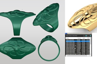 do modern and elegant 3d cad model