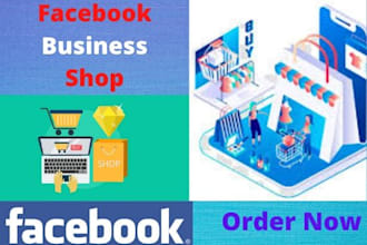 be create your facebook shop store and business page