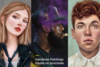 create digital paintings by hand without ai
