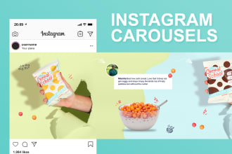 design creative instagram carousel posts