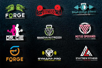 design gym ,sport and fitness logo