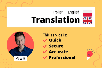 translate polish to english and english to polish