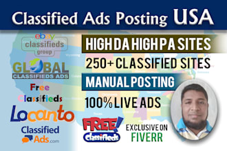 do classified ad posting in the USA and worldwide