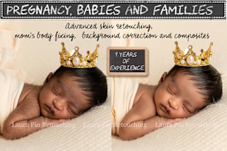 edit newborn and pregnancy photos with quality