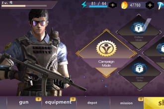 change game UI and configure unity UI for all screen sizes