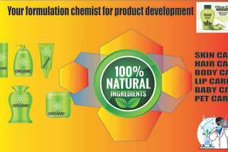 be your formulation chemist for product development