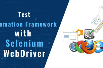 web automation in selenium java or python framework