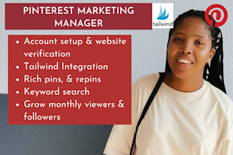 be your pinterest marketing manager